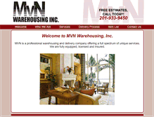 Tablet Screenshot of mvnwarehousing.com